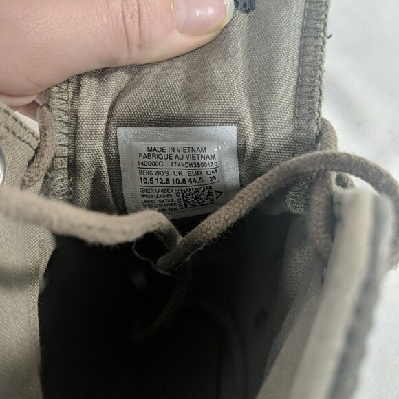 Converse Brown Leather High Top Sneakers Shoes Mens 10.5 10040000C Thinsulate - Picture 9 of 14